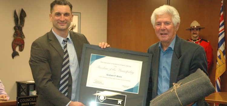 Graham Bruce Awarded Freedom of the Municipality